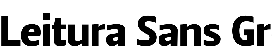 Leitura Sans Grot 4 Font Download Free